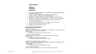 06/01/2025 Institutional Human Ethical Committee, Chitkara University, Pu
njab
26
 