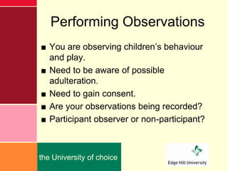 Ethical practice for playworkers | PPTX