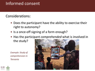 Ethical practice in One Health research