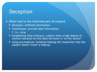 Ethical Research | PPT