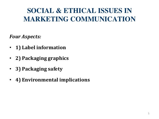 Ethical and social concerns in global