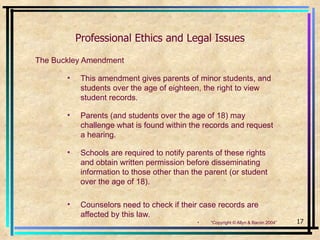 Ethical Standards School Counseling