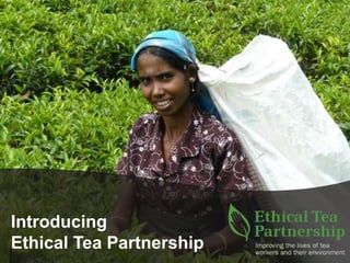 Introducing
    Ethical Tea Partnership (ETP)




Introducing
Ethical Tea Partnership
 