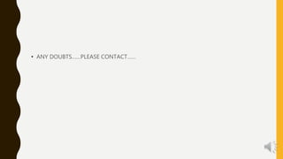 • ANY DOUBTS……PLEASE CONTACT……
 