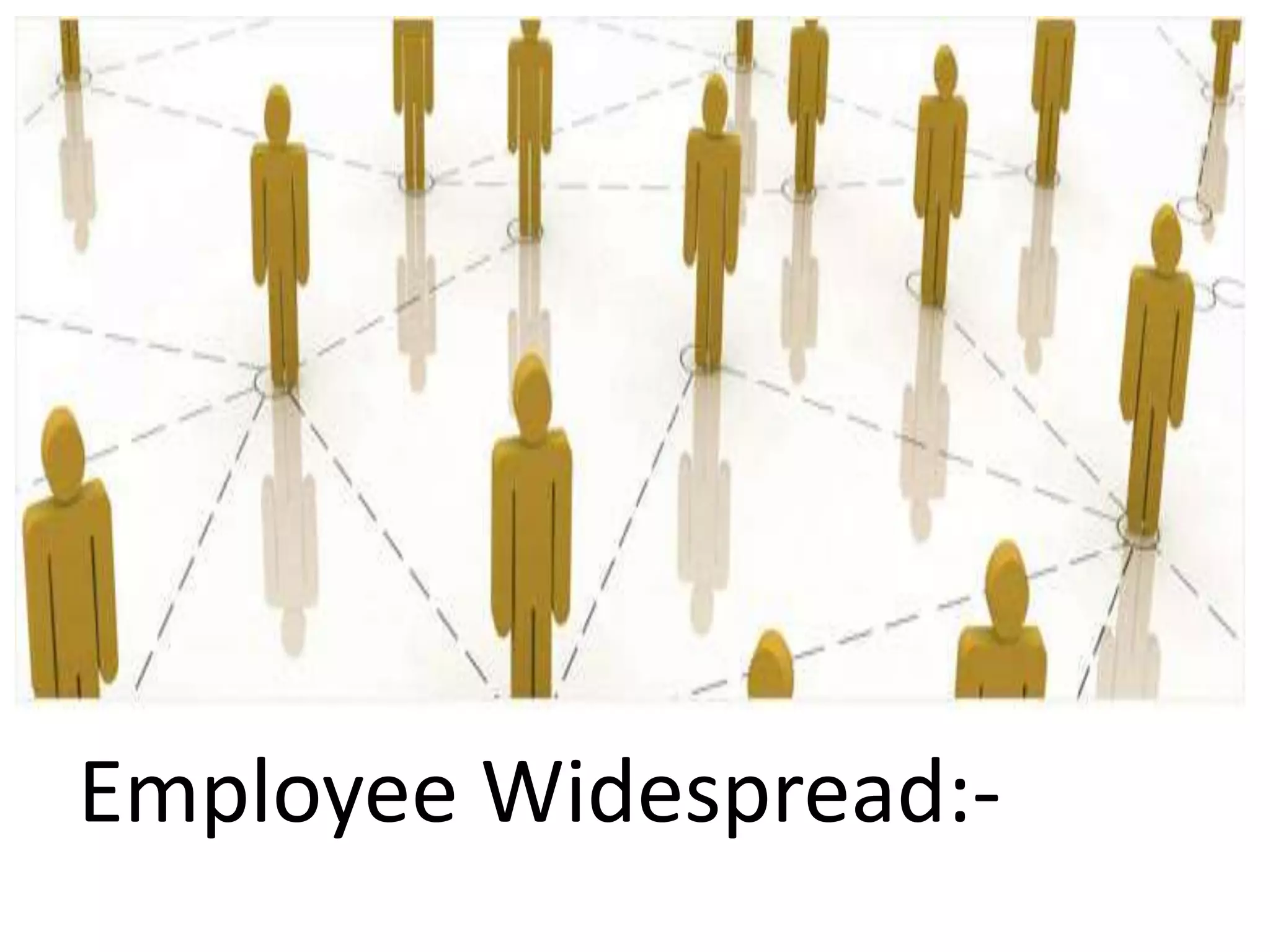 Employee Widespread:-
 