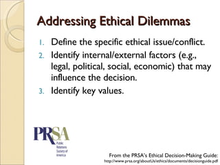 Ethical Dealings with the News Media Less than total honesty destroys credibility Copyright © Allyn and Bacon 2006