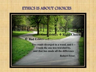 Ethics For Emerging Generations  Sample