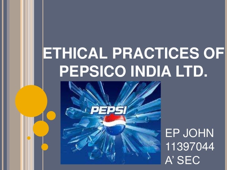 Ethics pepsi