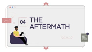 THE
AFTERMATH
04
 