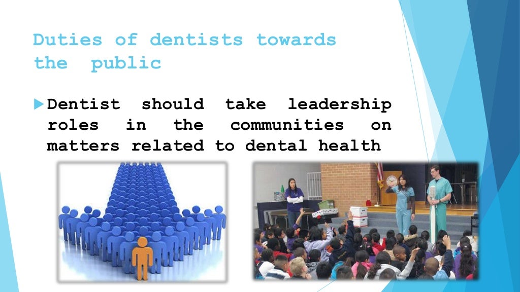 Ethics for dentistry