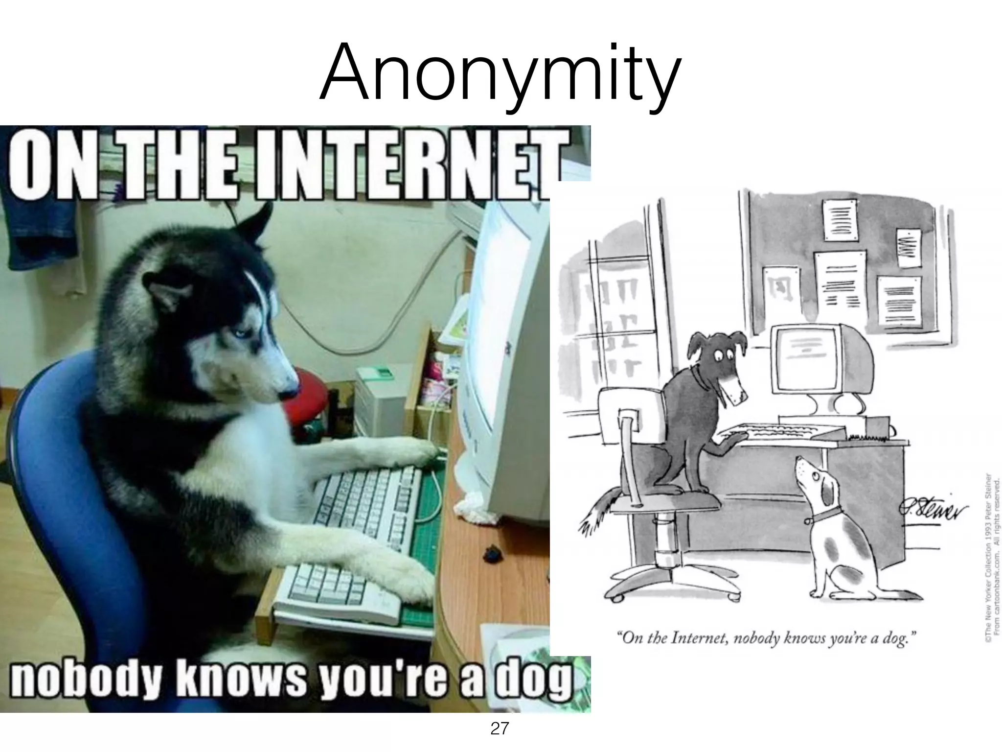 Anonymity
27
 