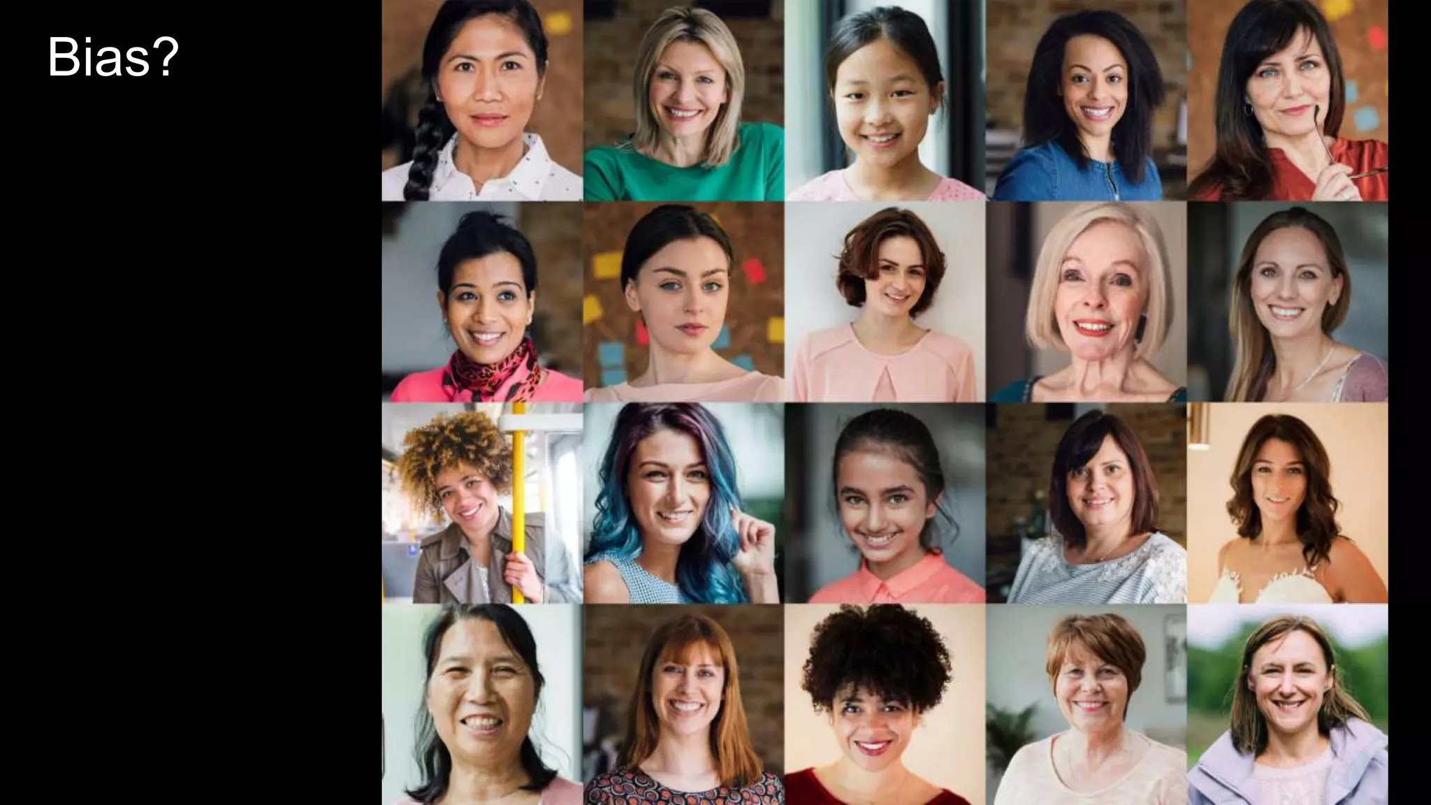 Dynamic UXR: Ethical Responsibilities and AI / @carologic
Bias?
 