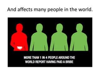 And affects many people in the world.