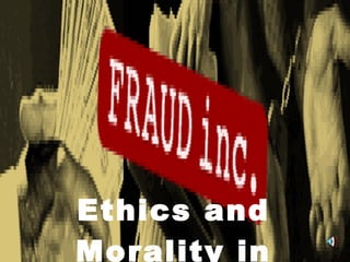 Ethics and Morality in Business                                                            