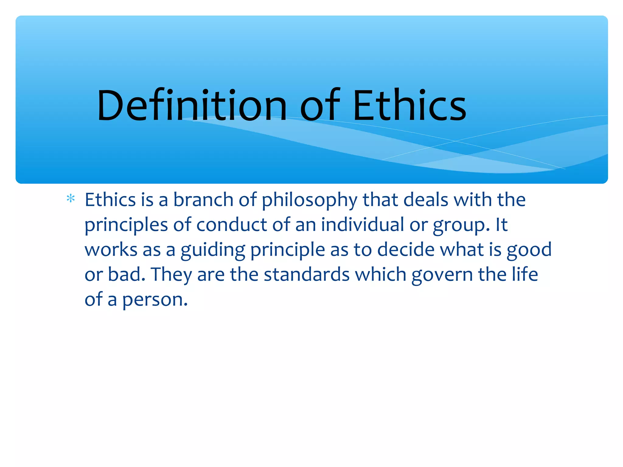 Ethics and morality | PPT