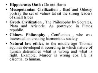 Hippocrates Problem Example Public Health ethics | PPTX
