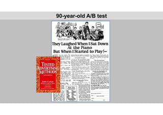 90-year-old A/B test
 