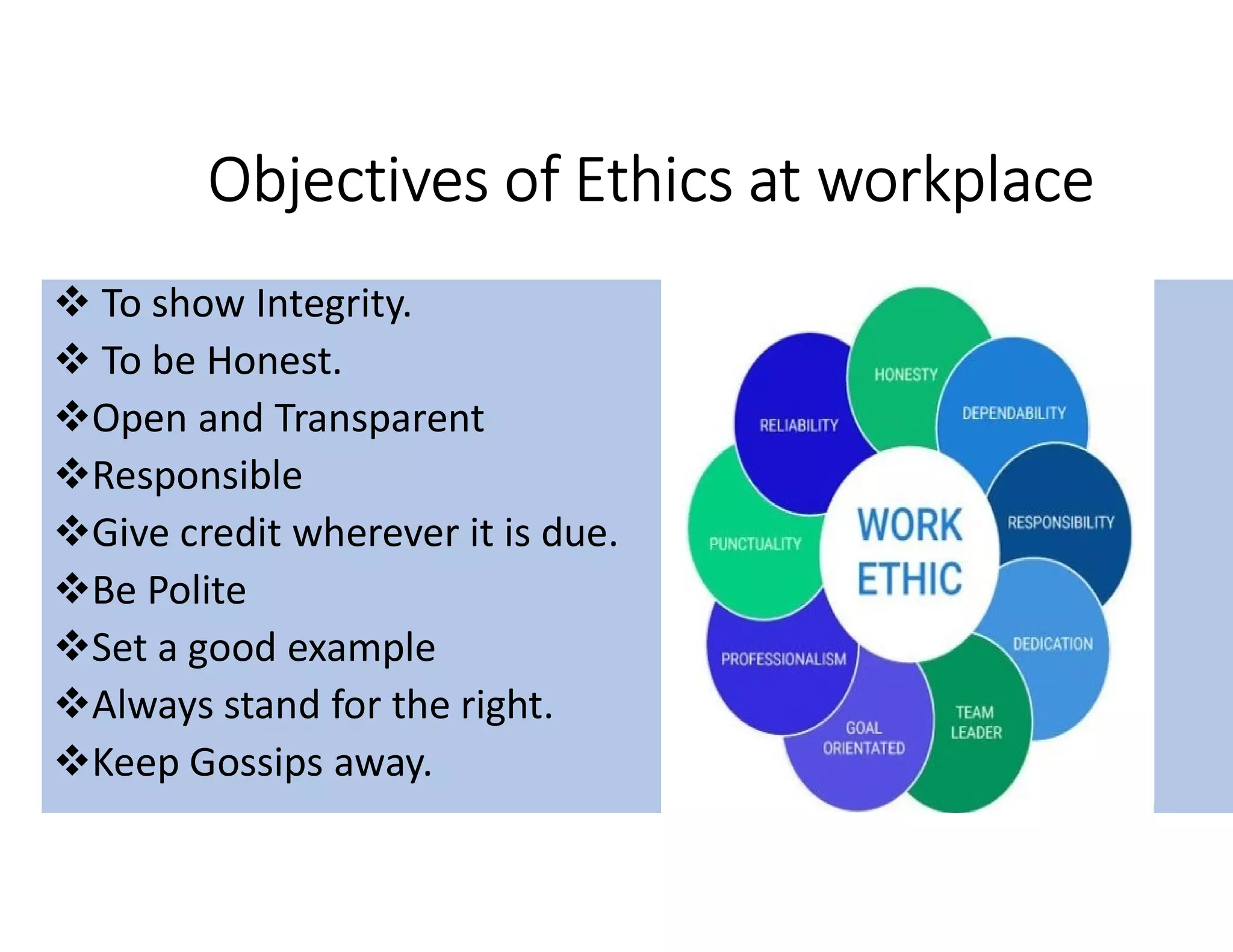 Most Ethics Problems In The Workplace Involve Ethics at workplace | PPT