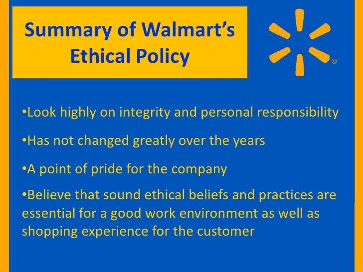 walmart ethical issues with employees