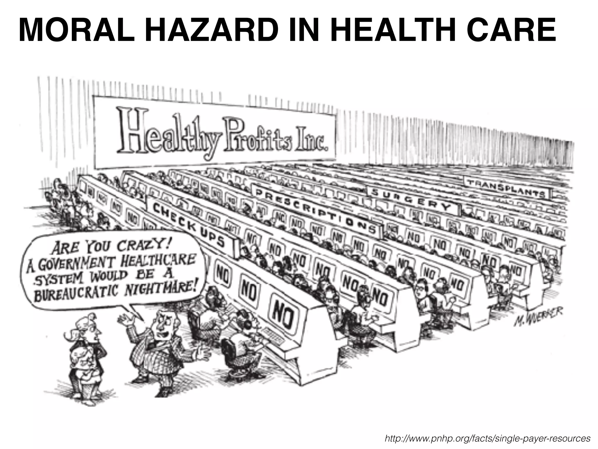 http://www.pnhp.org/facts/single-payer-resources
MORAL HAZARD IN HEALTH CARE
 