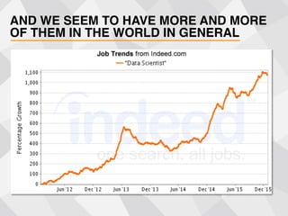 AND WE SEEM TO HAVE MORE AND MORE
OF THEM IN THE WORLD IN GENERAL
 