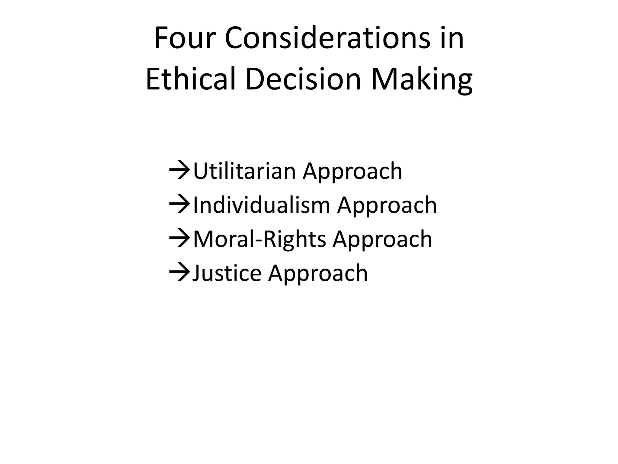 The individual versus the organization. 