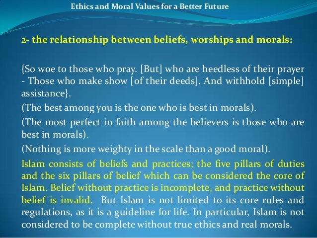 Dr Al Khateeb Ethics And Moral Values For A Better Future