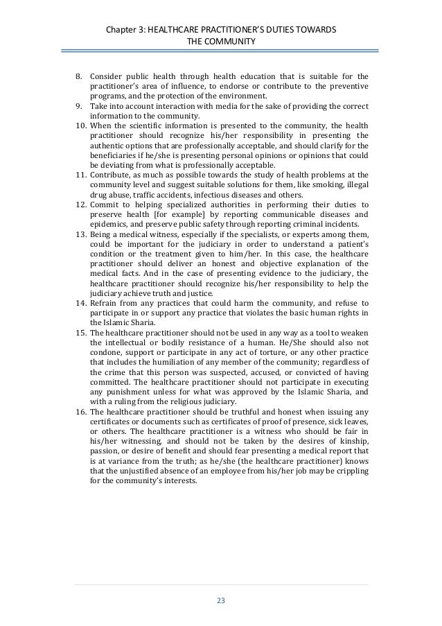 The Code Of Ethics For Healthcare Practitioners The Code Of Ethics For Healthcare Practitioners