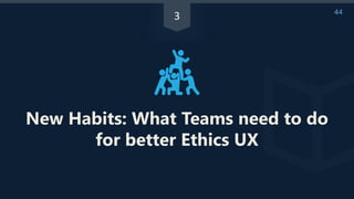 Ethics for ux crash course