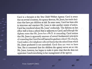 From: Gambrill (2002)

 