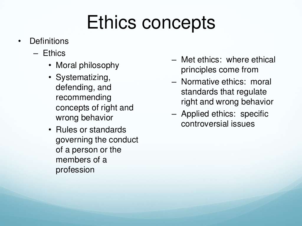 Ethics in accounting