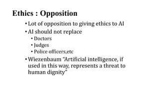 Ethics in AI and Its imoact on Society etc | PPTX