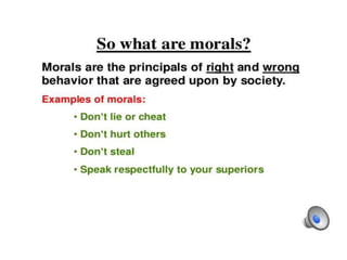 Ethics in assessment