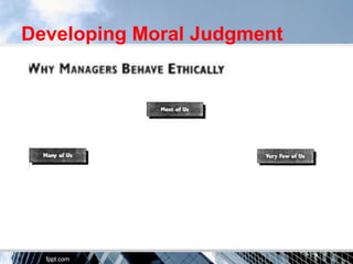 Developing Moral Judgment
 