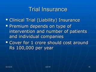 Ethics in Clinical Trials. Basics of Good Clinical Practice and teh ...