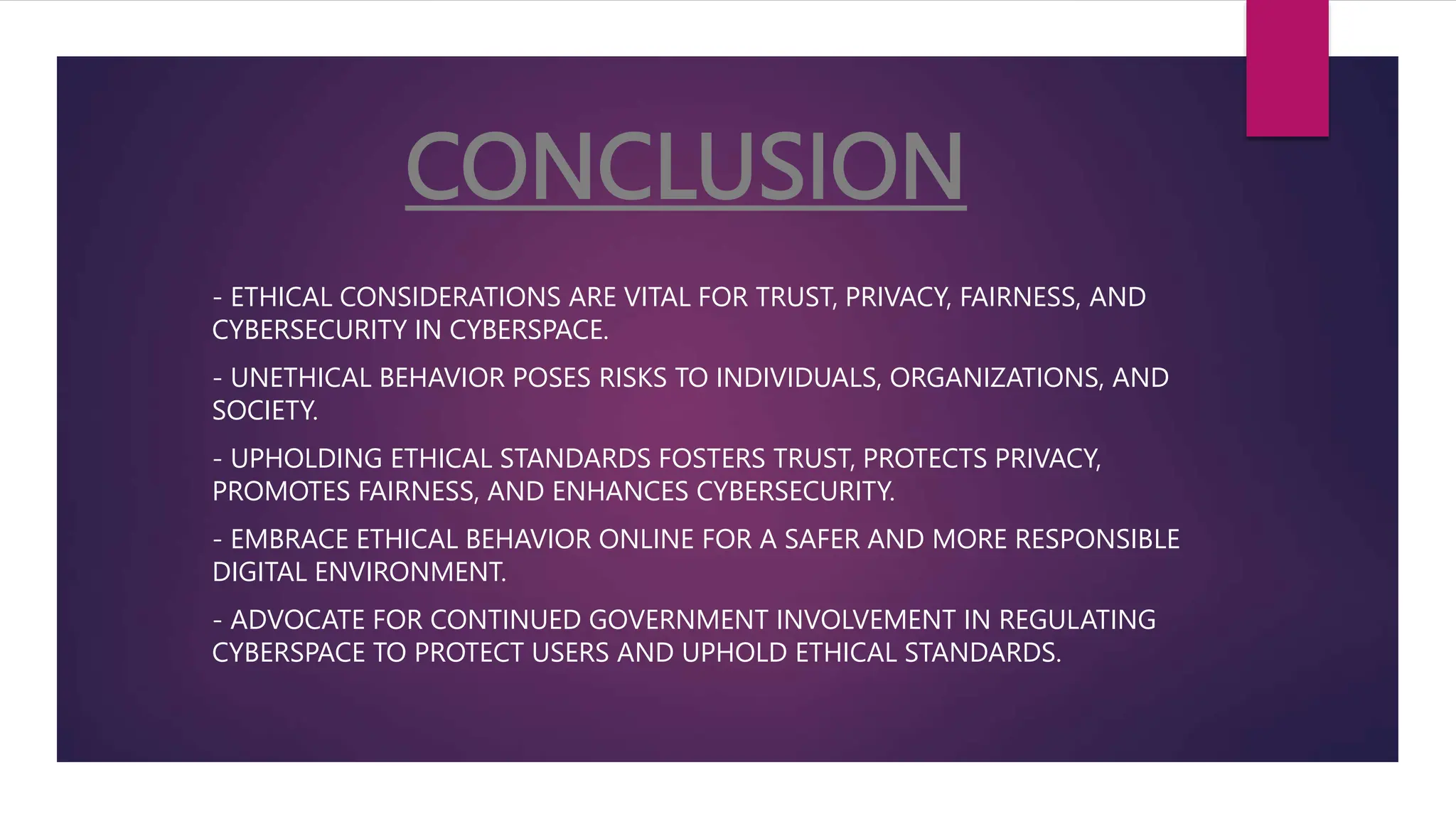 Consumer Incyberspace ETHICS IN CYBERSPACE.pptx Digital Empowerment | PPTX