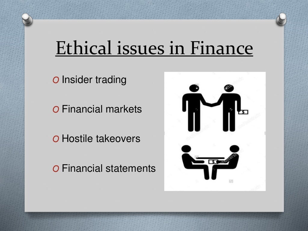 Ethics in finance