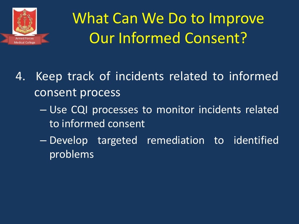 Ethics & informed consent