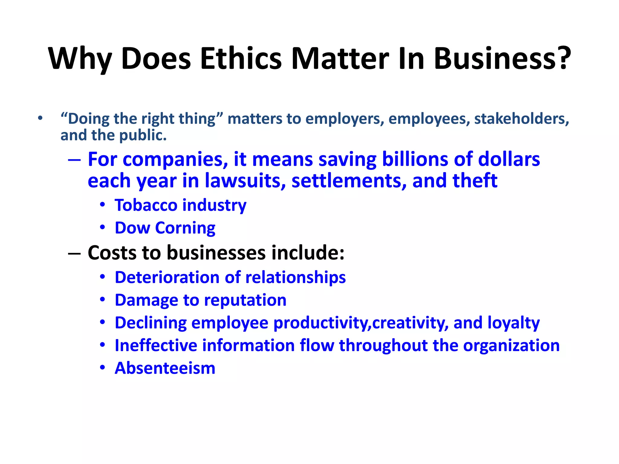 Curated visual reference: Fresh Look at Ethics In Management