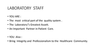 ETHICS IN MEDICAL LABORATORY SCIENCES ppt x | PPTX