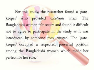 Ethics in qualitative research