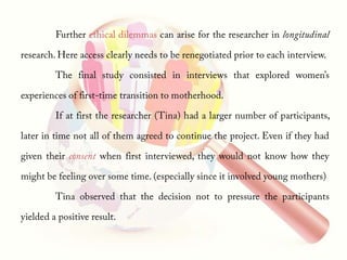 Ethics in qualitative research