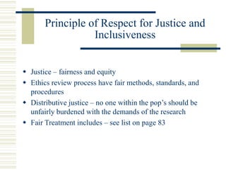 ETHICS IN RESEARCH A Guide in making your proposal | PPT