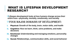 Ethics In Research On Life Span Development | PPTX