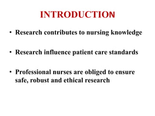 Ethics in research ppt by jiya | PPTX