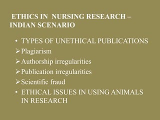 Ethics in research ppt by jiya | PPTX