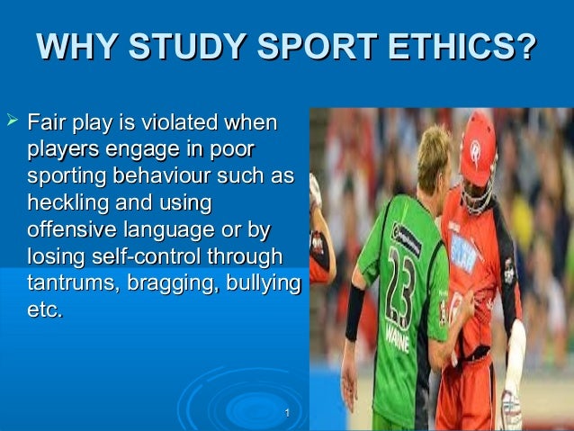 Sports Ethics 37
