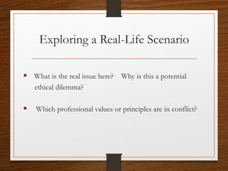 Real-Life Scenario II
 You manage a group of 20 volunteers doing trail construction in a
state forest.
 Volunteers must be housed in congregate living with no individual
rooms, shared sleeping and bathroom facilities, and limited privacy.
 Alex, a transgender volunteer, expresses concern to you about how
others will treat him and his potential exposure to fears,
discrimination or prejudice from other workers.
 Alex asks to be allowed to stay in a private hotel room nearby.
What are some possible courses of action I could take?
CCVA 2014
19
 