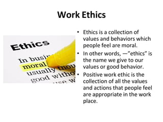 Work Ethic Performance Comprehensive Guide to Workplace Ethics and Performance Standards for ...