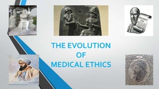 THE EVOLUTION
OF
MEDICAL ETHICS
 